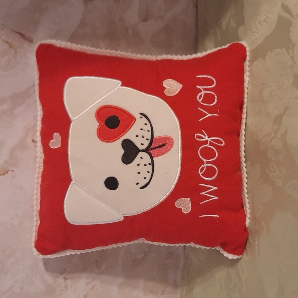 Valentine pillow euc